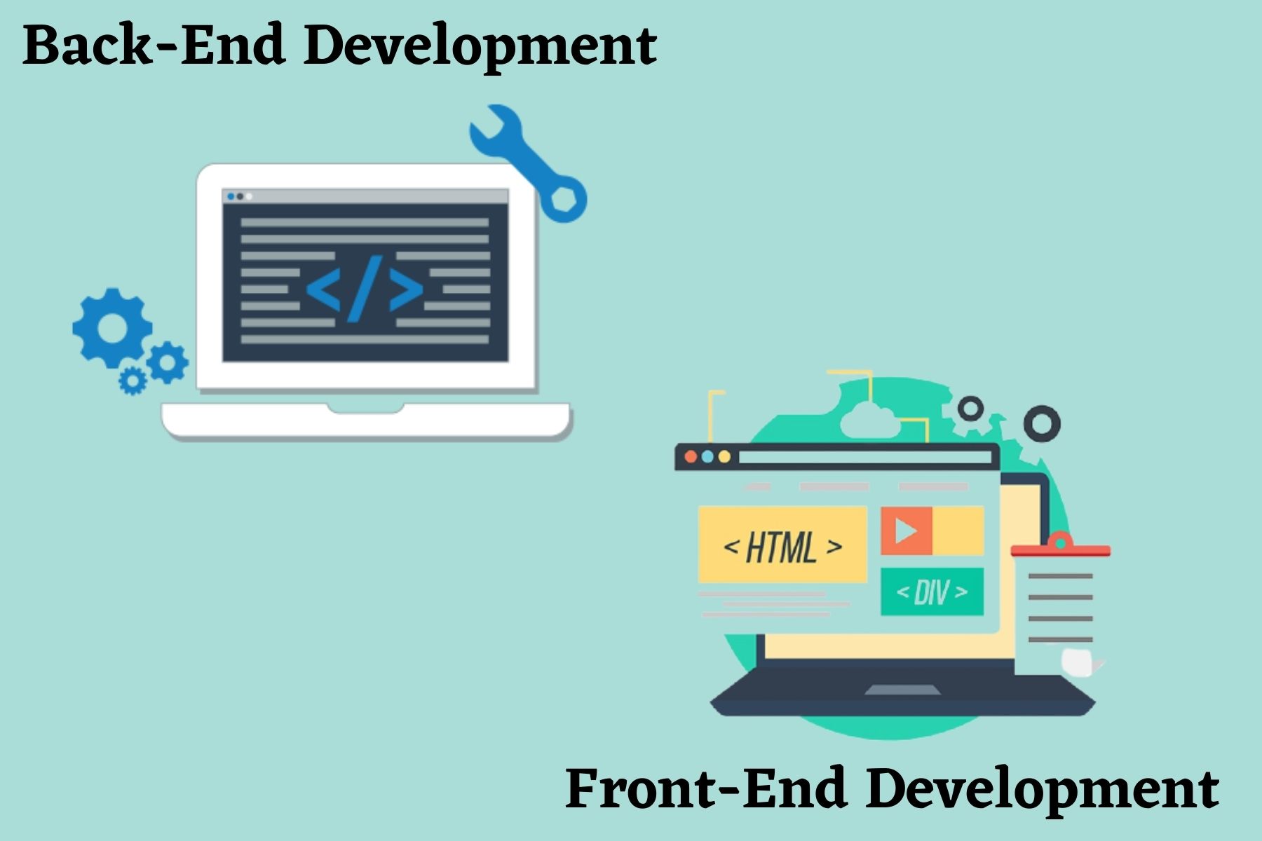 Front end vs back end